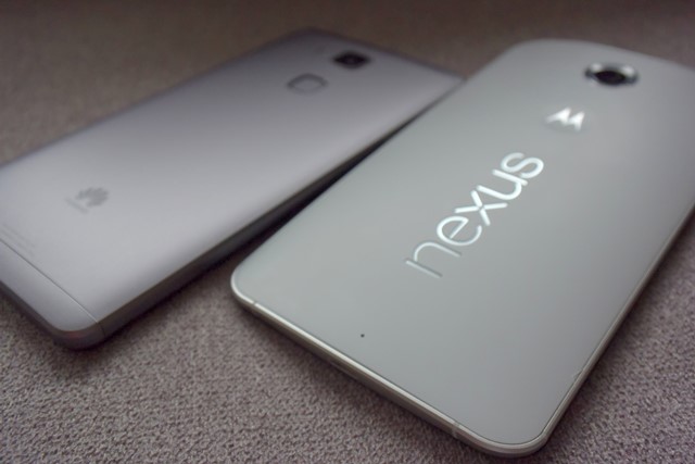 Google Nexus6とファーウェイAscend mate7を実機で比較レビュー