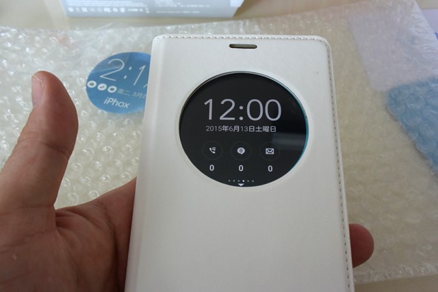ASUS ZenFone2用の”純正じゃない方”の手帳型カバーをレビューしてみた