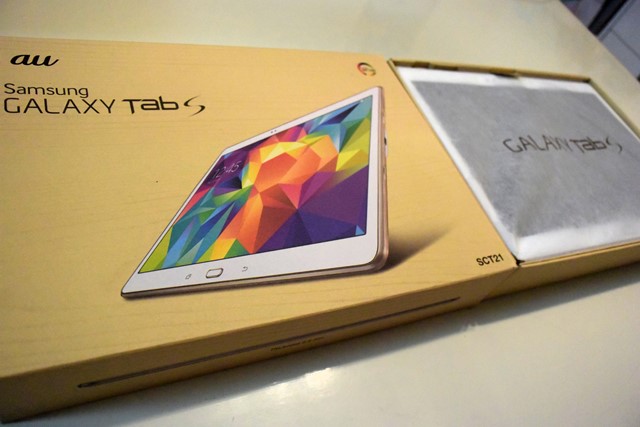 Galaxy Tab S 10.5がやってきた!ファーストレビューだ!