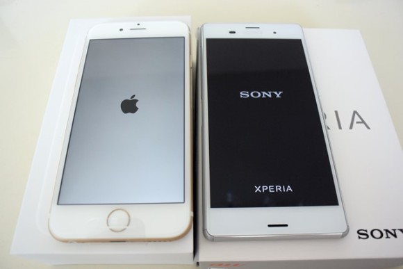 iPhone6 vs XPERIA Z3 比較してみた