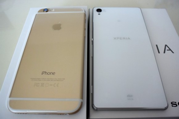 iPhone6 vs XPERIA Z3 比較してみた