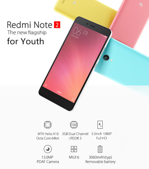 XIAOMI RedMi Note 2 32GB 4G 