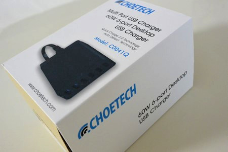 『CHOETECH 60W 6ポートUSB急速充電器』レビュー