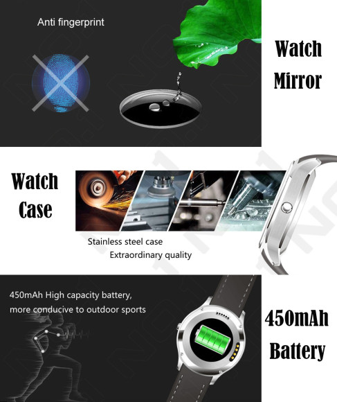 NO.1 D5 Android 4.4 Smart Watch WIFI GPS Smartwatch