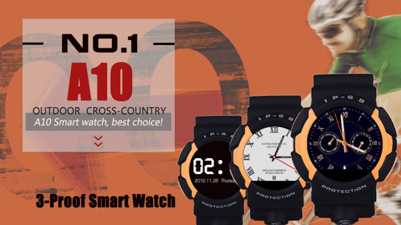 No.1 A10 rugged smart watch