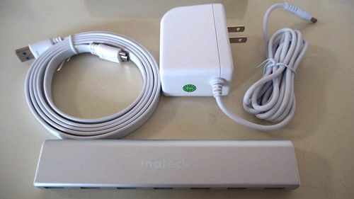 アルミ製　Inateck USB3.0 7ポートハブ