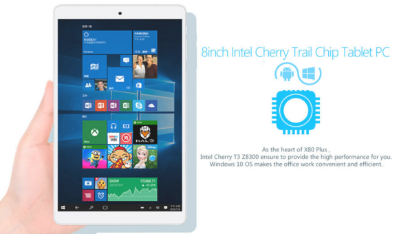 Teclast X80 Plus Tablet PC Windows 10 + Android 5.1