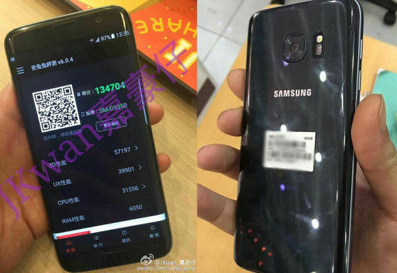 Galaxy S7/S7 Edge　AnTuTuのベンチマークスコア