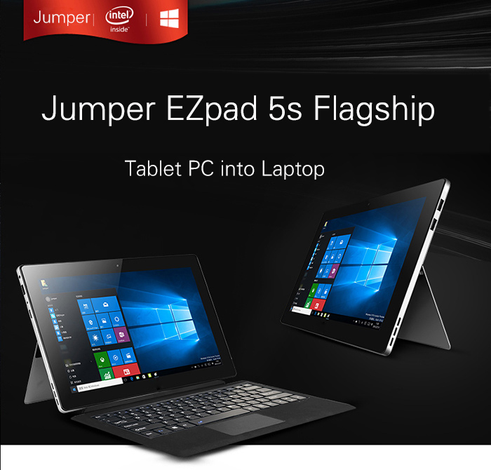 Surfaceライクのキックスタンド型11.6インチタブレット『Jumper EZpad 5s Flagship』