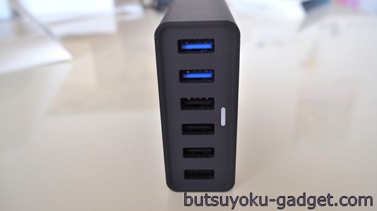 CHOETECH Quick Charge対応 60W 6ポート USB急速充電器