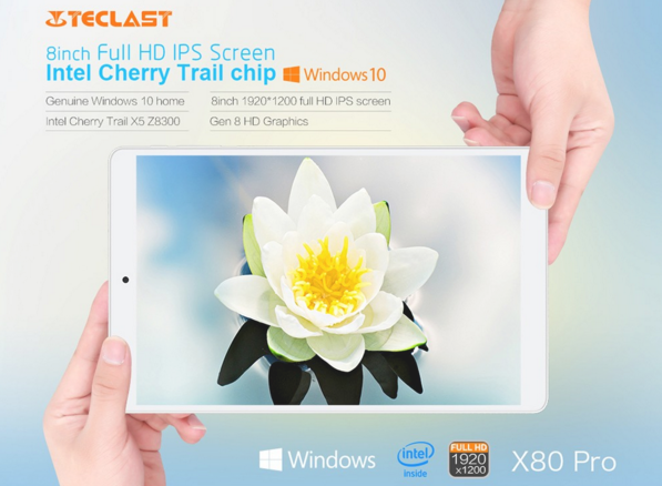 【セールで8983円!】これよさげ!8インチWUXGA『Teclast X80 Pro』発売! Win+AndroidデュアルOS搭載