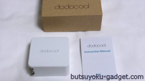 dodocool Quick Charge3.0 2ポートUSB急速充電器 レビュー