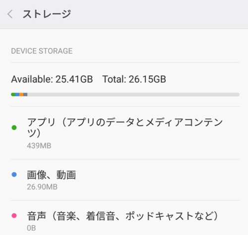 Xiaomi Mi Max 実機レビュー ストレージ容量