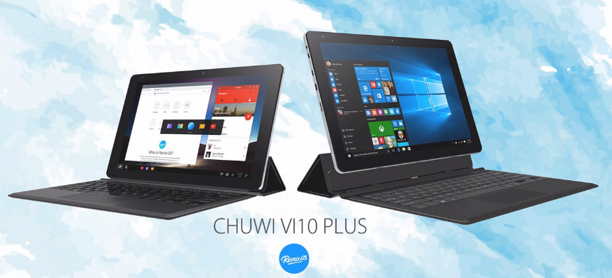 アスペクト比3:2の10.8インチタブレット『CHUWI VI10 PLUS』発売!Win10+Remix OSのデュアルOS版～