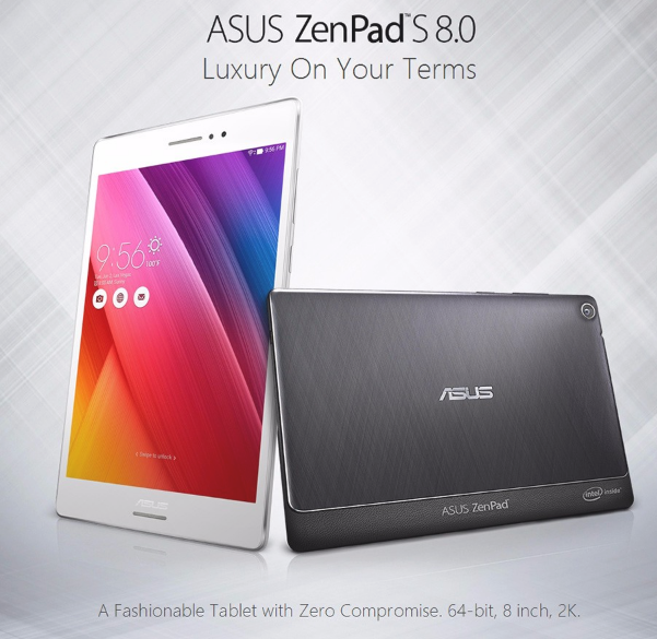 64GB ROM版日本未発売の7.9インチ QXGAタブレット『ASUS ZenPad S 8.0 Z580CA』の輸入はどう?