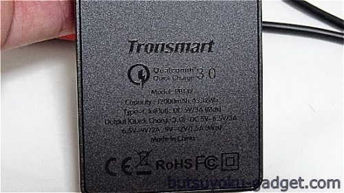 Tronsmart Presto モバイルバッテリー 12000mAh