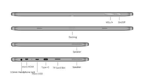 CHUWI HiBook Pro 2 in 1 Ultrabook Tablet PC