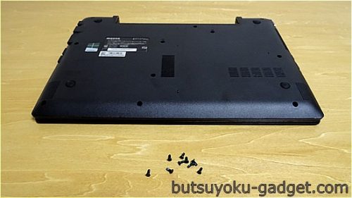 マウスコンピュータ LuvBook JH　SSD 換装