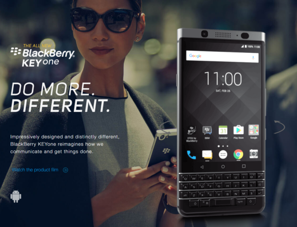 【クーポンで489.99ドル】あのキーボード付スマホの最新版『BlackBerry KEYone』が発売