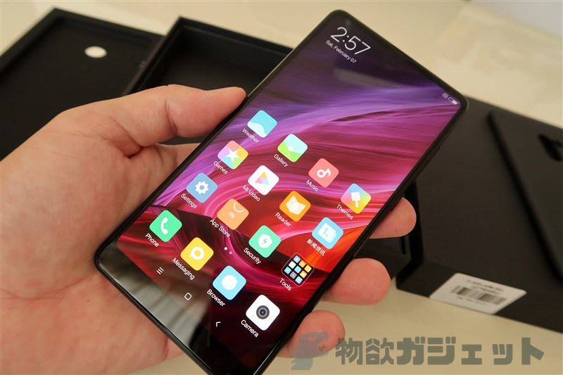 【実機レビュー】docomo LTE B19対応 3面狭額縁スマホ『Xiaomi Mi MIX 2』ファースト・インプレッション