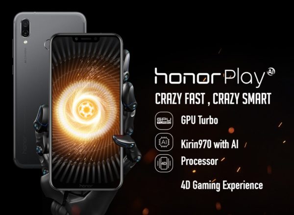 【Kirin970機が279.99ドル!】HUAWEI 6.3インチ「honor Play」発売! Kirin970搭載で300ドル強のハイコスパスマホ