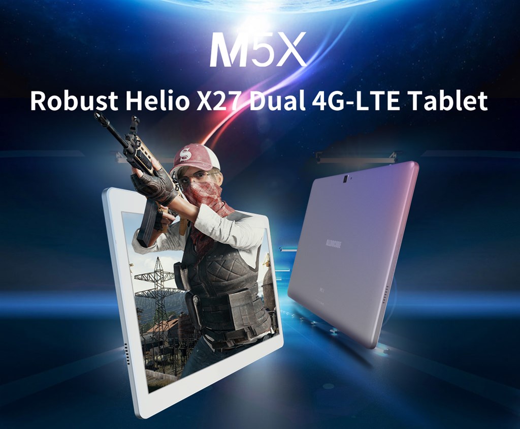Helio X27搭載の10.1インチ2K解像度タブレット「ALLDOCUBE M5X」発売! この性能で100ドル台とリーズナブル