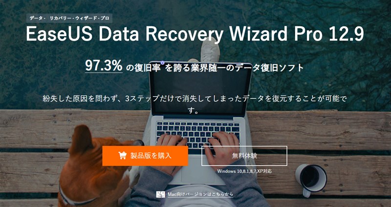 「やべっ消しちゃった」時のデータリカバリソフト「EaseUS Data Recovery Wizard」使ってみた