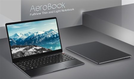 薄型軽量13.3インチノートPC「CHUWI AeroBook」発売! Core m3/8GB/256GB SSDで400ドルちょいとリーズナブル