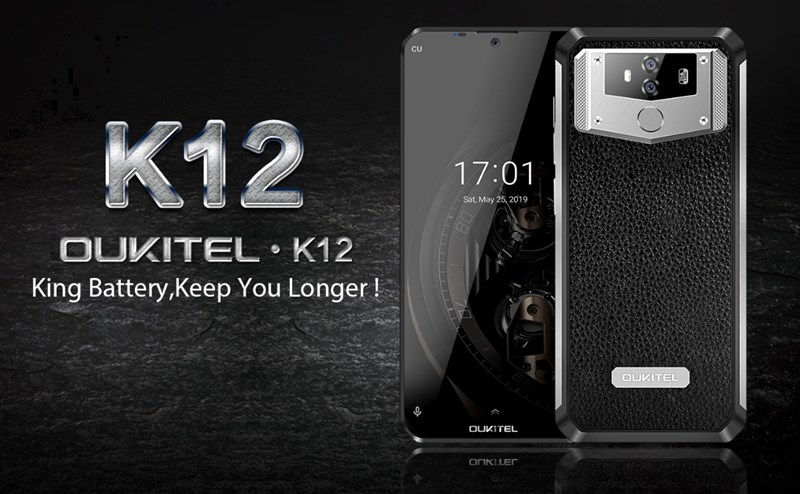 4G B19+レザー仕様スマホ「OUKITEL K12」発売～10,000mAhバッテリー搭載でモバイルバッテリー代わりにもなるぞ
