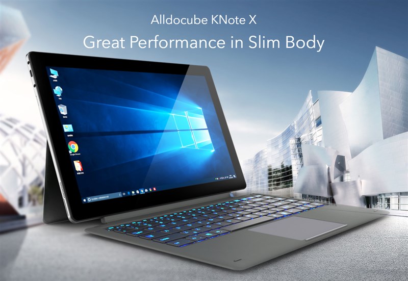 Surface風13.3インチ2K解像度Win10タブレット「ALLDOCUBE KNote X」発売