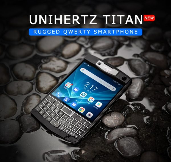 物理キーボード付き防水スマホ『Unihertz Titan』がKickstarterで 