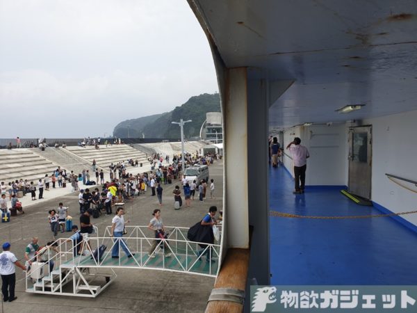 伊豆大島 ジェット船 旅行記 台風 欠航