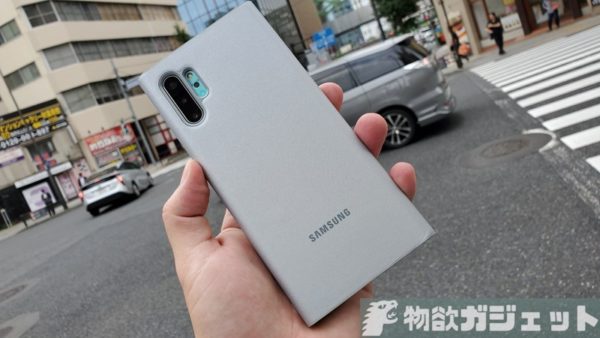 Galaxy Note10 Plus 純正カバー Clear View Phone Cover レビュー
