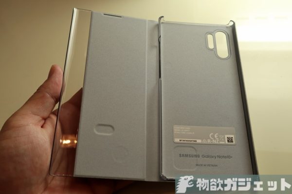 Galaxy Note10 Plus 純正カバー Clear View Phone Cover レビュー