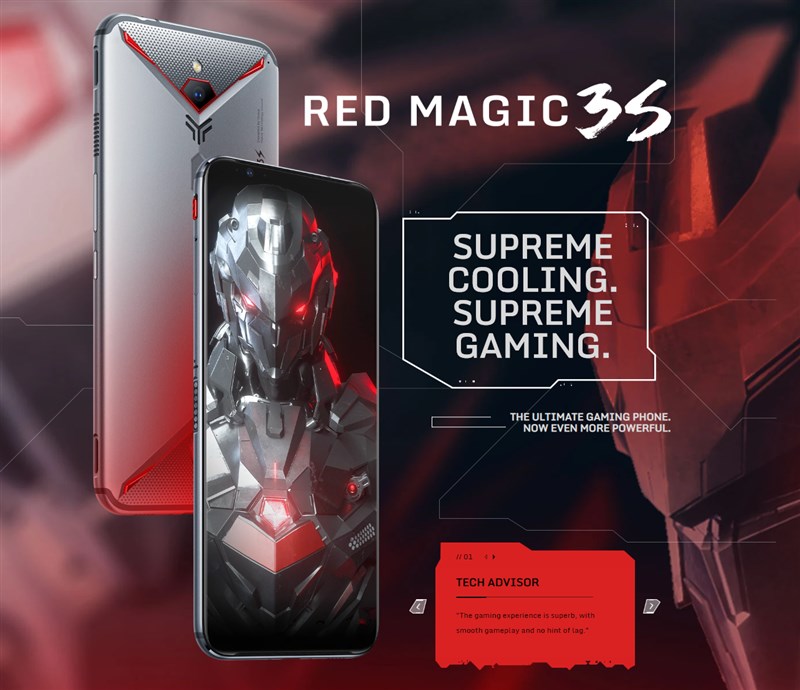 500ドル以下! スナドラ855+ゲーミングスマホ「nubia RedMagic 3S」発売～6.65インチ90Hz対応AMOLEDディスプレイ搭載