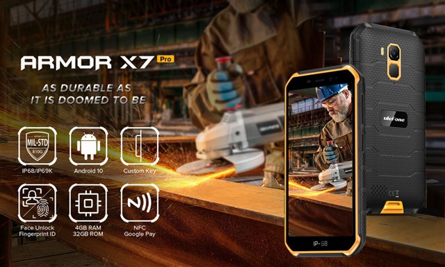 メモリ/ストレージ倍増で実用的に!たった9,825円のタフネススマホ「Ulefone ARMOR X7 Pro」発売!