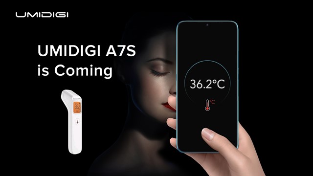 今度のUMIDIGIスマホは体温も測れる!「UMIDIGI A7S」発売を予告～エントリースマホ初の非接触赤外線体温計を装備