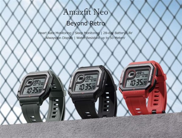 常時表示で約1ヶ月使えるスマートウォッチ Amazfit Neo 発売 価格も4000円台とリーズナブル 物欲ガジェット Com