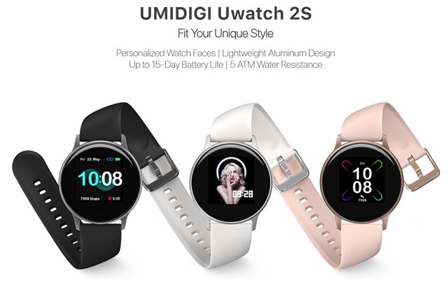 通常使用で15日充電要らず「UMIDIGI Uwatch 2S」～安いながらも心拍数センサーもアプリ通知も可能