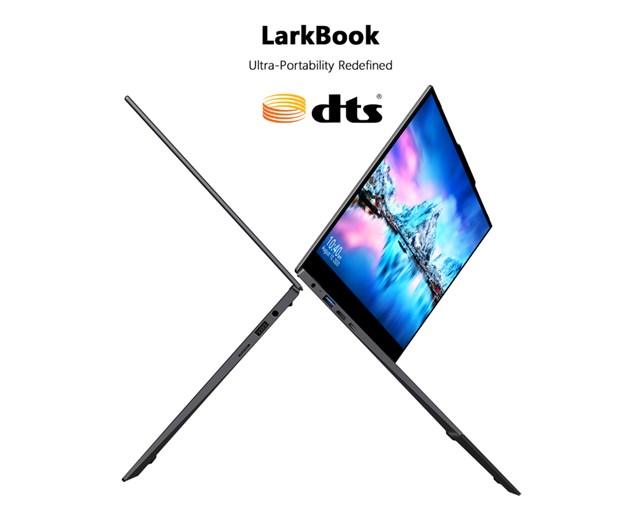 CHUWI 13.3インチで極薄約12mm厚 1kgのノートPC「LarkBook」発売～4スピーカーでDTSサラウンド対応! 事前メルマガ登録で50ドルOFF