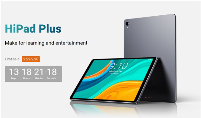 11.0インチAndroidタブレット「CHUWI HiPad Plus」が50ドルOFF～発売直前記念キャンペーンを開催中