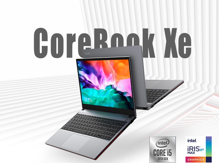 CHUWI がCore i5-10210U搭載「CoreBook Xe」ノートPCを発表～Iris Xe MAX（DG1）はGeForeceMX450以上のパフォーマンス