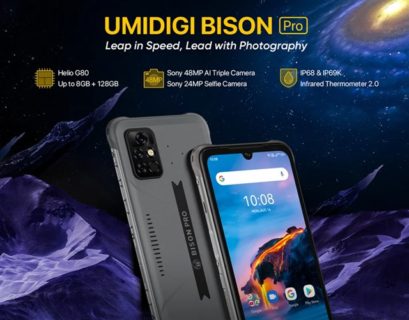 タフネススマホ「UMIDIGI BISON Pro」が正式発表～SONY 48MPカメラ/Helio G80/赤外線体温計搭載で149.99ドルから