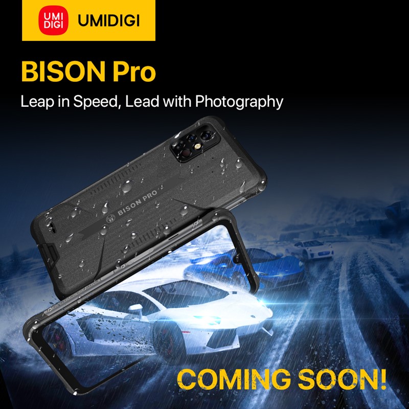 UMIDIGIが新たなタフネススマホ「BISON Pro」の発売を予告～更にパワフルなCPU/赤外線体温計も