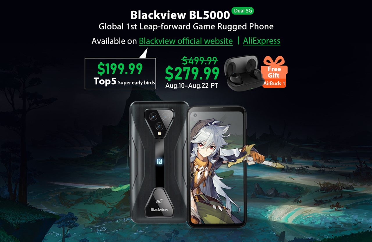「Blackview BL5000」5Gタフネススマホでもゲームプレイ! タフネスゲーミングスマートフォンが遂に発売 : PR