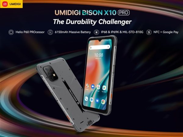 タフネスさを極めた無骨かっこいいデザイン Umidigi Bison X10 Pro 発売 赤外線体温計や独立ボタン2個など普通じゃない独自性が魅力 物欲ガジェット Com