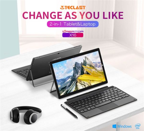 Surface風キックスタンド搭載11.6インチWin10タブ「TECLAST X16」発売 
