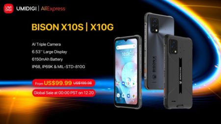 なんと99.99ドル～! UMIDIGI「BISON X10S」「X10G」シリーズをグローバル発売。超低価格だがデザインもスペックも頑張ったタフネススマートフォン