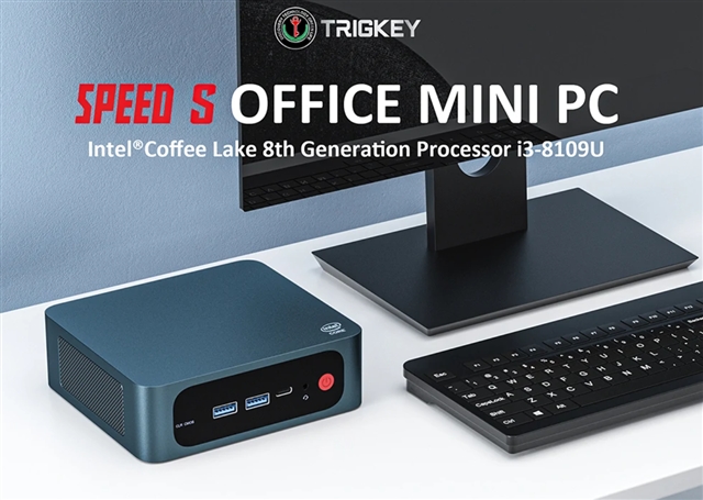 Intel Core i3 8109Uを搭載したミニPC『TRIGKEY Speed S1 』が3.2万円 
