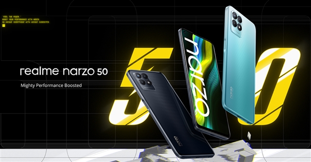 realmeから「realme narzo 50」グローバル版が発売～Helio G96/6.6インチ120Hzディスプレイ/33W急速充電搭載で期間限定ながら約2万円とお買い得